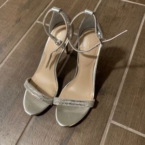 🎉HP🎉ALDO: Ciasa Silver Heeled Sandal